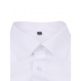 Men's Dress Shirt, Long Sleeve Button Down Lapel Slim Fit Classic Shirt For Business Best Sellers